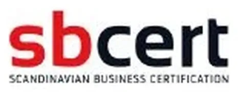 sbcert – Scandinavian Business Certifications logotyp.